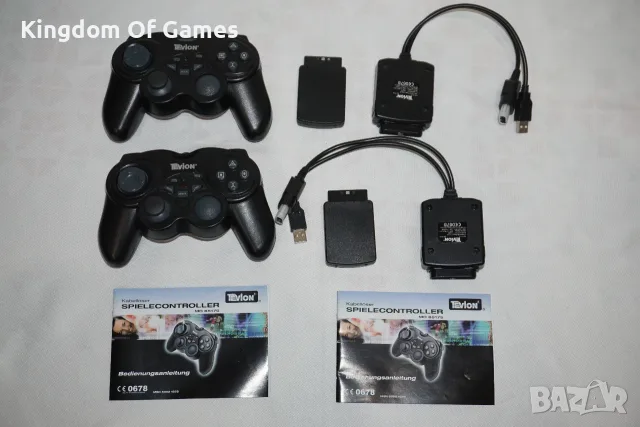 Два броя Оригинални Контролери Tevion MD85175 за PC/PS2/XBOX Made In Germany