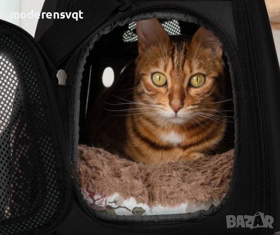 Чанта за транспорт на кучета, котки и други дом. любимци, снимка 7 - За котки - 42263455