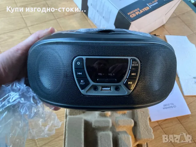 Радио-CD FM амбиентно осветление черно - Denver TCL-212BT, снимка 2 - Друга електроника - 48276523