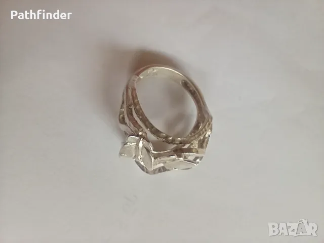 Сребърен дамски пръстен сребро 925, снимка 6 - Пръстени - 47789169