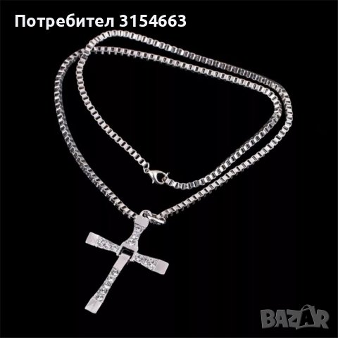 Колие с кръст , снимка 4 - Колиета, медальони, синджири - 38322954