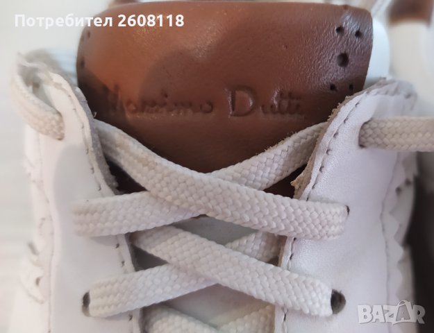 Massimo Dutti бели маратонки, дамски - №40, снимка 7 - Маратонки - 36745606