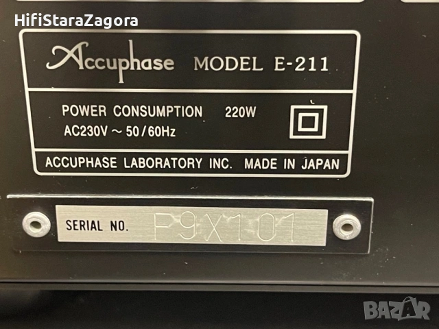 Accuphase E211 , снимка 5 - Ресийвъри, усилватели, смесителни пултове - 53981371