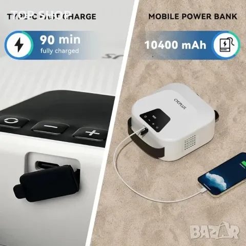 CYCPLUS 20 PSI SUP интелигентна въздушна помпа с високо налягане, снимка 5 - Гедорета - 48777082