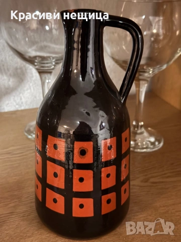 Стара керамична кана или ваза, снимка 2 - Колекции - 53102014