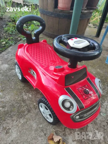 Количка за бутане CHIPOLINO Ride-on GO GO ЧЕРВЕН, снимка 4 - Детски велосипеди, триколки и коли - 47774758