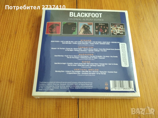 BLACKFOOT - BOX SET 5cd 35лв оригинални дискове, снимка 2 - CD дискове - 51945384