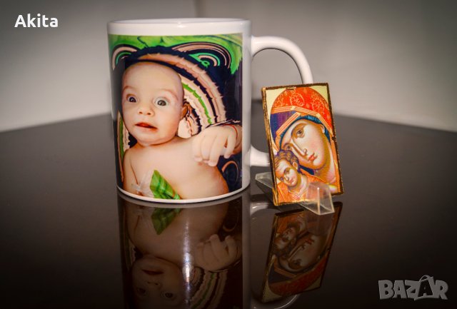 Чаша със снимка на Вашето дете, снимка 2 - Прибори, съдове, шишета и биберони - 31059435