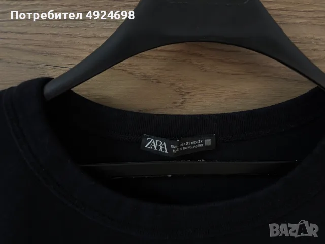 Тениска ZARA, размер ХL, цена 3 евро, снимка 3 - Тениски - 55738887
