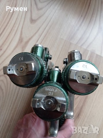 Бояджииски пистолет Sagola 444G с дюзи 1,8 мм. без казанчета, снимка 7 - Други инструменти - 40303332