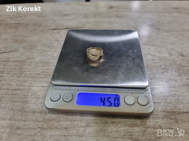Дамски златен пръстен 4.5 гр., снимка 11 - Пръстени - 56214338