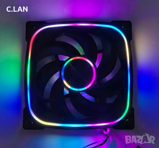 ARGB FAN PWM/Вентилатор 120x120x25/Normal/Reverse BK-no brand