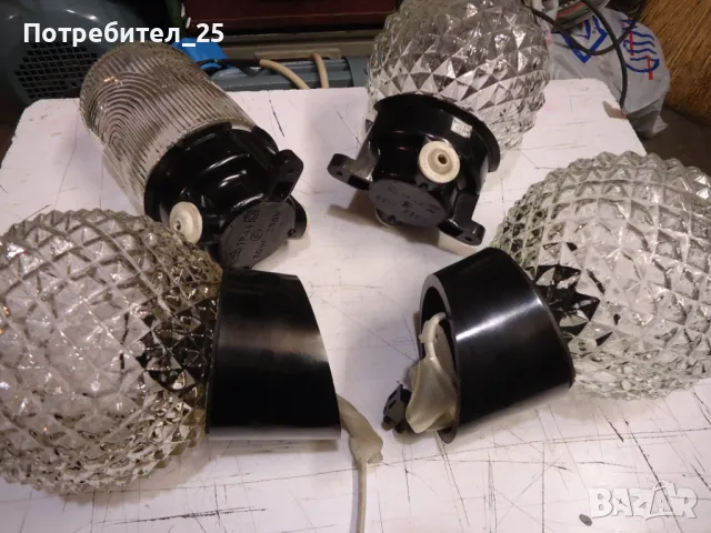 Ретро осветителни тела, снимка 10 - Лампи за таван - 48543254