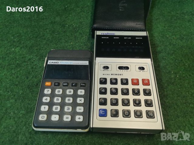 Два броя калкулатори Casio и Realtone 