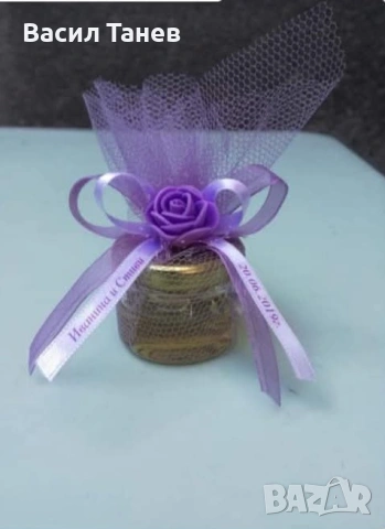 подаръци за гости мед, снимка 7 - Сватбени аксесоари - 54063341