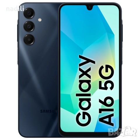 НОВ! Samsung A16 5G 128GB 4RAM / Black / 2г. Гаранция!
