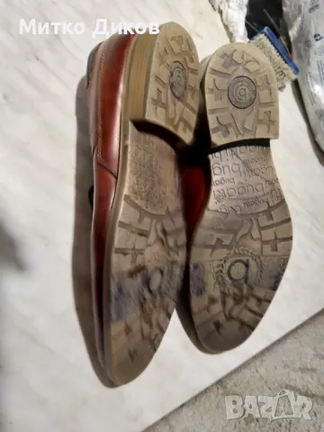 Bugatti маркови обувки естествена кожа №43 стелка 28см отлични като нови, снимка 12 - Официални обувки - 50415021