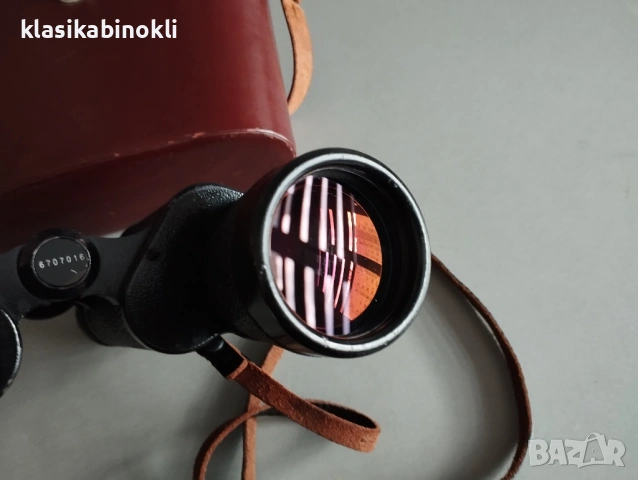 ТОП Немски Бинокъл Carl Zeiss Jena JENOPTEM-MULTI-COATED -10 х 50W-ГДР, снимка 7 - Екипировка - 53009903