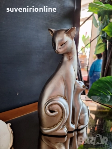 Декоративна статуетка котки , снимка 6 - Статуетки - 36220650
