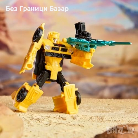 Нова Екшън фигура Transformers Bumblebee 10см робот кола играчка дете, снимка 10 - Други - 51596241
