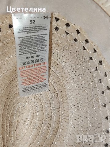 Дамска сламена шапка за плаж в розово , снимка 5 - Шапки - 42634037