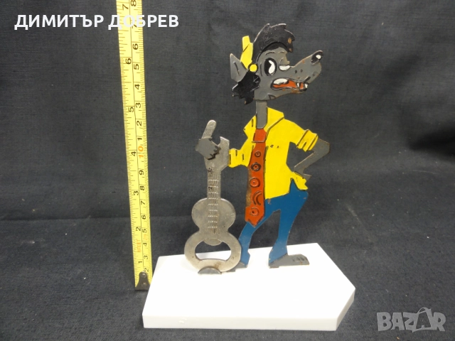 СТАРА РЕТРО СОЦ СССР НАСТОЛНА ФИГУРКА - ОТВАРАЧКА НУ ПОГОДИ, снимка 7 - Антикварни и старинни предмети - 51788457