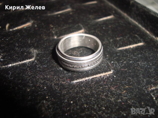 КАЧЕСТВЕН ПРЪСТЕН от БЛАГОРОДНА НЕРЪЖДАЕМА СТОМАНА ВЕРСАЧЕ СТИЛ 20968, снимка 7 - Пръстени - 32088861
