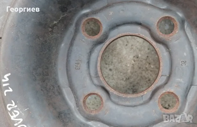 Железни джанти 14” за Honda/Rover и тасове 14-цола, снимка 5 - Гуми и джанти - 55969144