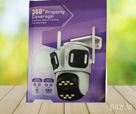 Камера за видеонаблюдение  , 2CPU, 360 градуса , 2way audio, снимка 1