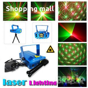 Диско Парти Лазер Mini Laser Stage Lighting, снимка 4 - Прожектори - 31199905