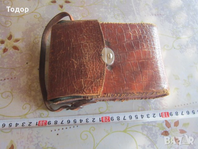 Старинен армейски немски калъф за бинокъл кобур