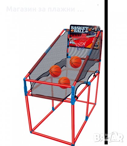 ДЕТСКИ БАСКЕТБОЛЕН КОМПЛЕКТ С ВРЪЩАНЕ НА ТОПКАТА - код 1155509