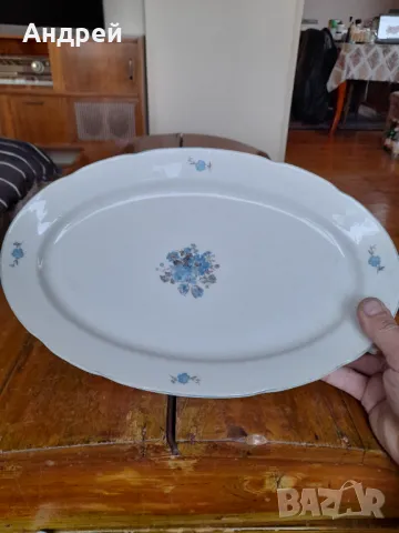 Стара порцеланова чиния,плато #11, снимка 2 - Други ценни предмети - 49317644