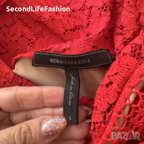 BCBGMAXAZRIA къса рокля размер S , снимка 7 - Рокли - 55817037