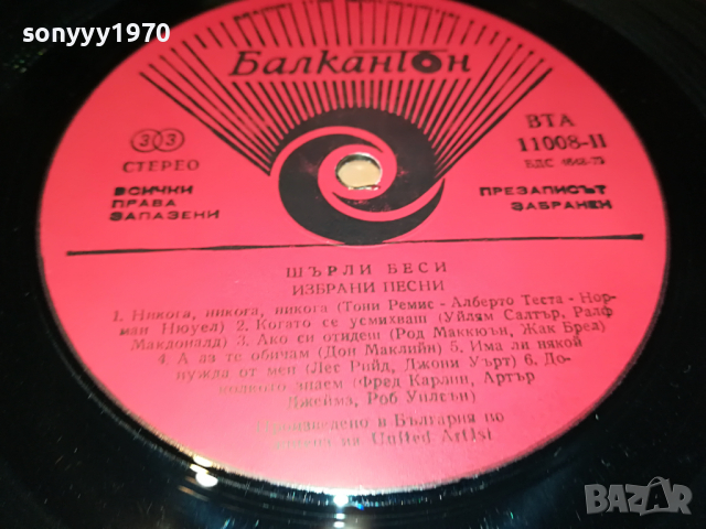 SOLD-SHIRLEY BASSEY-ПЛОчА 1804221106, снимка 16 - Грамофонни плочи - 36492480