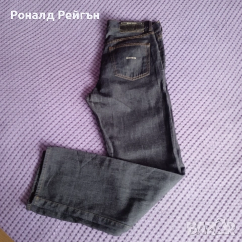 -15%! STONE ISLAND W34 MADE IN ITALY 100% оригинални дънки цвят индиго jeans Стоун Айлънд, снимка 9 - Дънки - 53235923