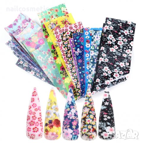 16 цвята комплект фолио за маникюр Т18
