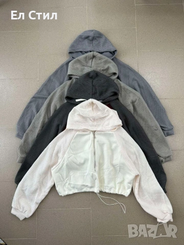 ⚜️Къси пуловери с плетени ръкави Италия / Стандарт СМЛ / Бордо,Бяло,Черно, снимка 3 - Спортни екипи - 53979116