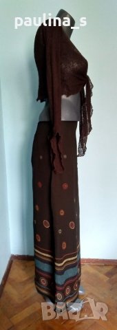 Копринена пола с хастар "Н&М"®(Hennens&Mauritz) в комплект с топ, снимка 11 - Поли - 36684355