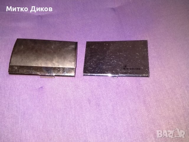 Метални калъвчета за карти -лични документи-спести пари за нови ако си умен, снимка 2 - Портфейли, портмонета - 42273172