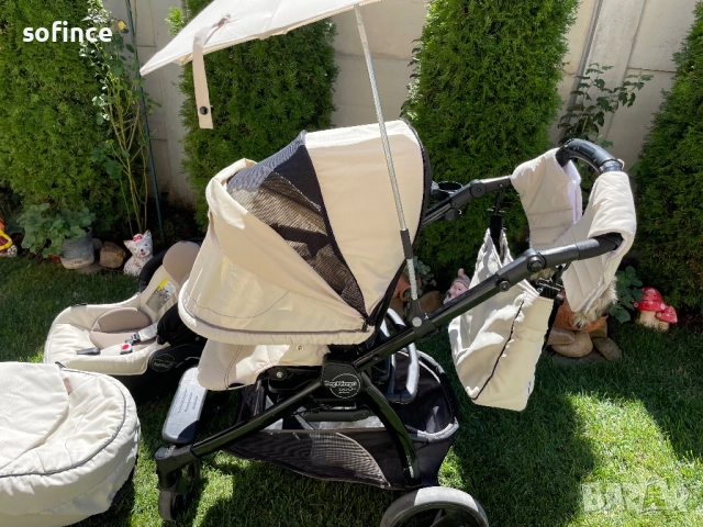 Детска количка 3 в 1 Peg Perego Book Plus Sportivo SL, Perla, снимка 9 - Детски колички - 51546479