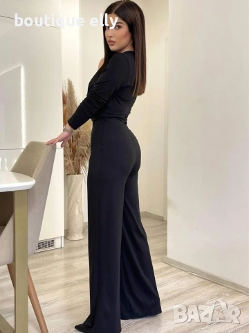 дамски гащеризон в черно и кафяво, снимка 3 - Гащеризони - 52713919