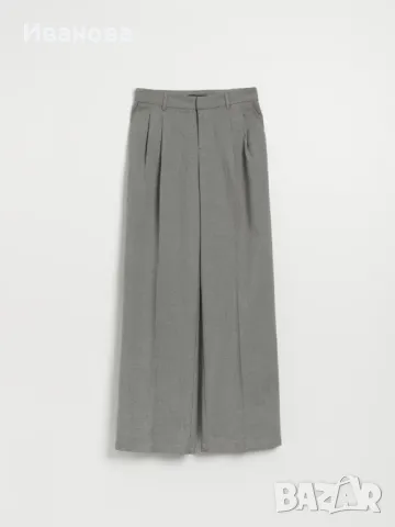 Широк стилен панталон модел wide led, снимка 4 - Панталони - 50435634