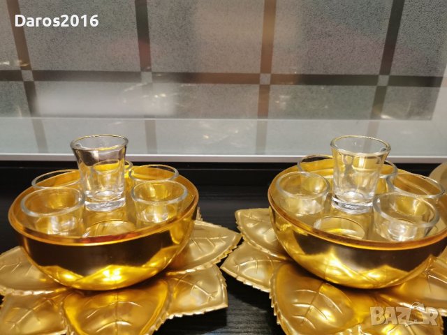 Комплекти чаши за ром, алуминий, снимка 8 - Антикварни и старинни предмети - 39829892