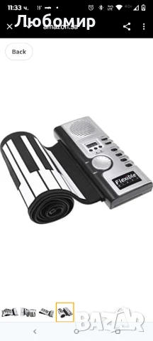 гъвкаво навиващо се пиано 61 клавиша мека клавиатура пиано електронно цифрово пиано преносимо

, снимка 5 - Пиана - 50531537