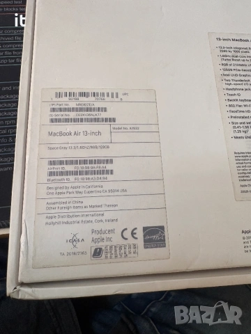 MacBook Air Retina, 13-inch 2018 А1932, снимка 10 - Лаптопи за работа - 54217335