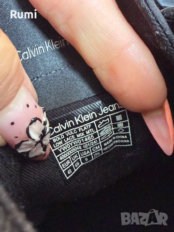 Оригинална Дамски кецове Calvin Klein BOLD VULCANISED! 40 н, снимка 12 - Кецове - 51228865