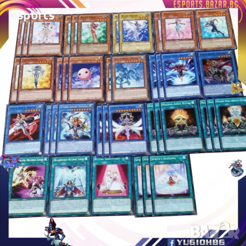 Yu-Gi-Oh! CYBER ANGEL тесте карти yugioh Alexis Rhodes готово за игра, снимка 3 - Колекции - 31068753