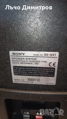 SONY SS-NX1, снимка 12 - Тонколони - 53891073