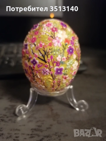 5 бр. уникално декорирани великденски яйца, снимка 4 - Декорация за дома - 53115083